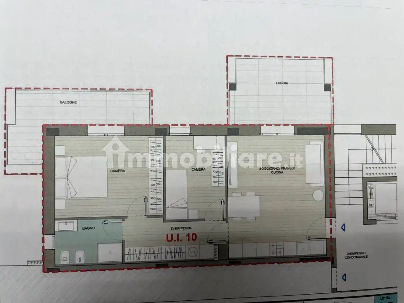 Trilocale via Renato Serra, Villa Fastiggi, Pesaro - foto 5