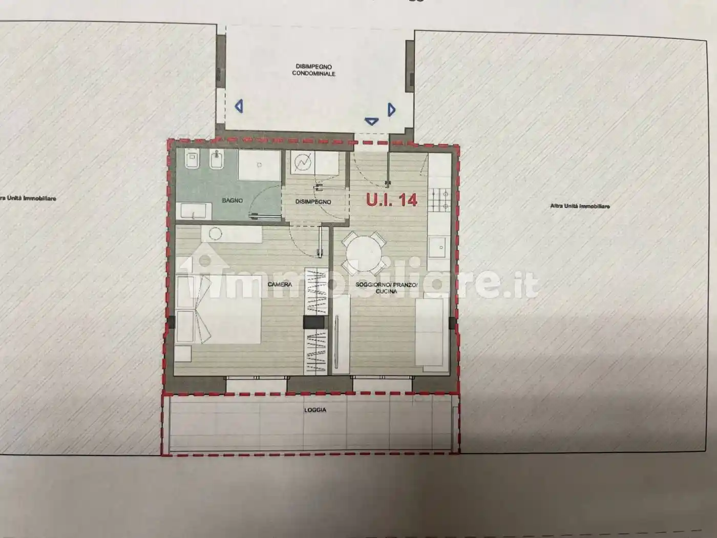 Bilocale via Renato Serra, Villa Fastiggi, Pesaro - foto 5