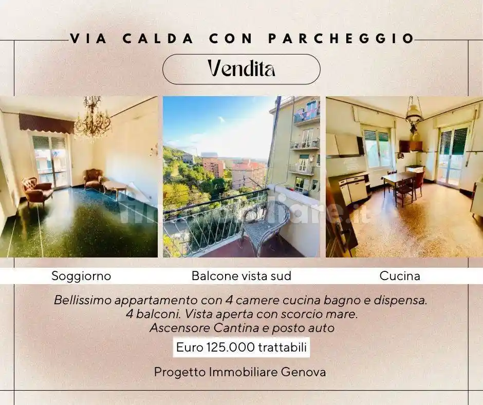 Appartamento in vendita a Genova
