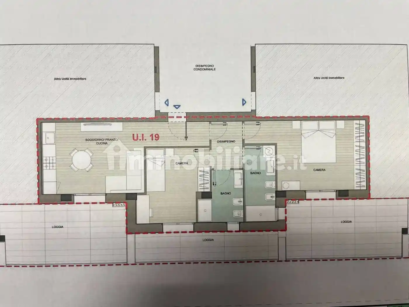 Trilocale via Renato Serra, Villa Fastiggi, Pesaro - foto 5