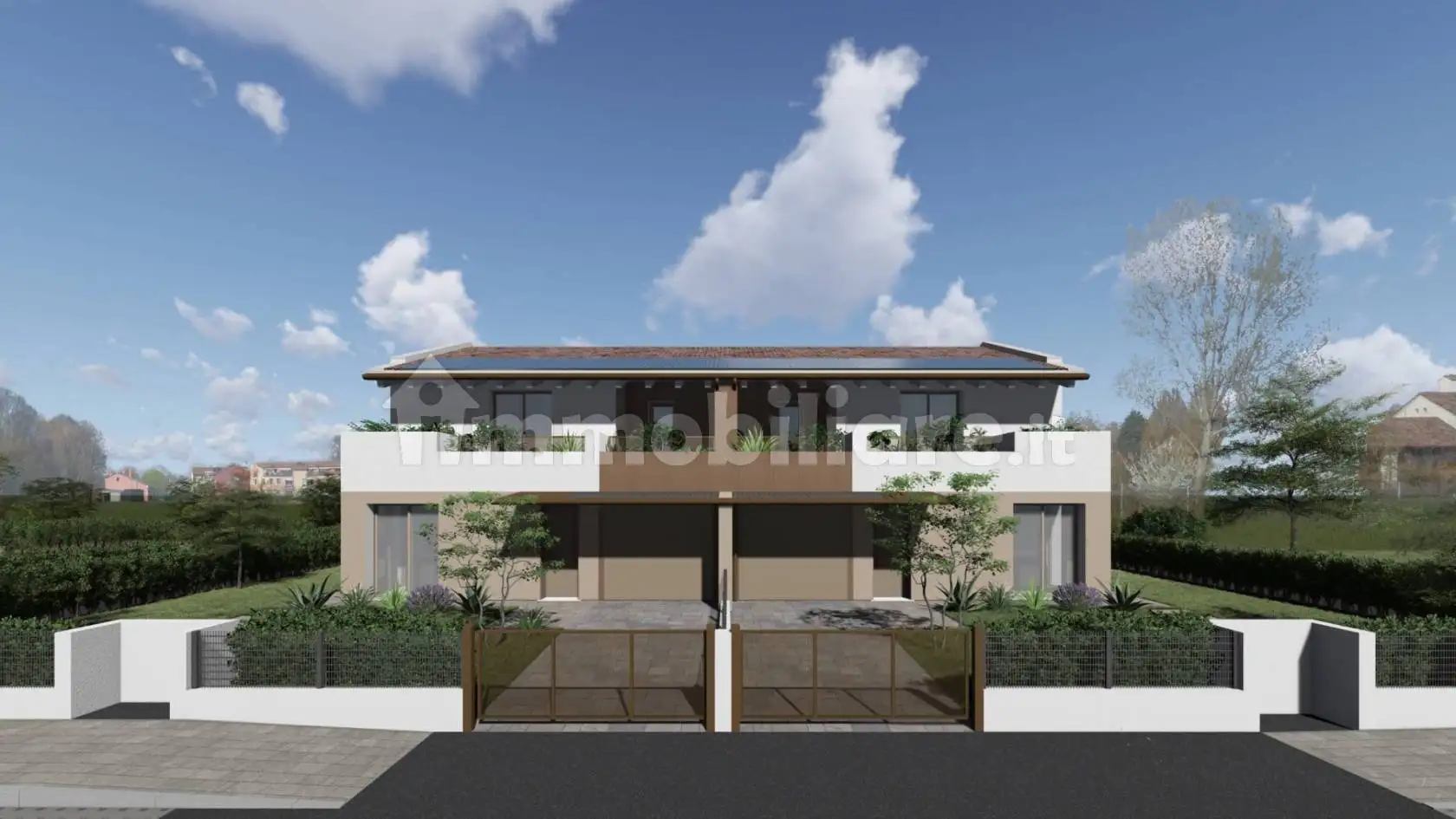 Villa bifamiliare, nuova, 136 m², Casier - foto 2