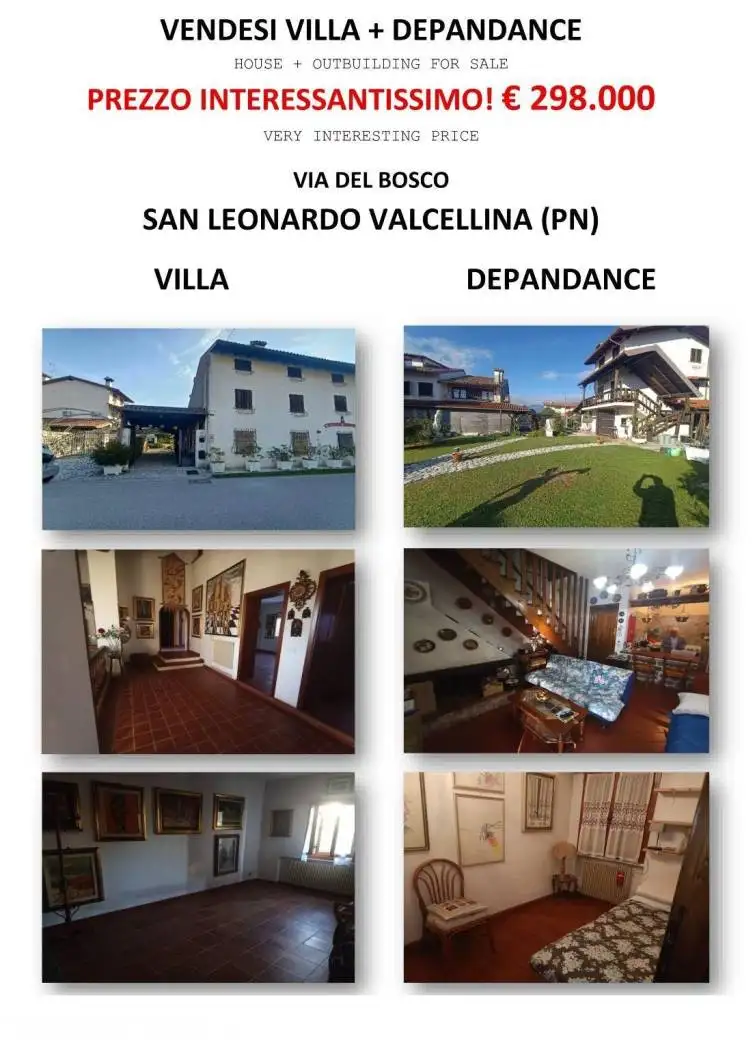 Villa in vendita a Montereale Valcellina