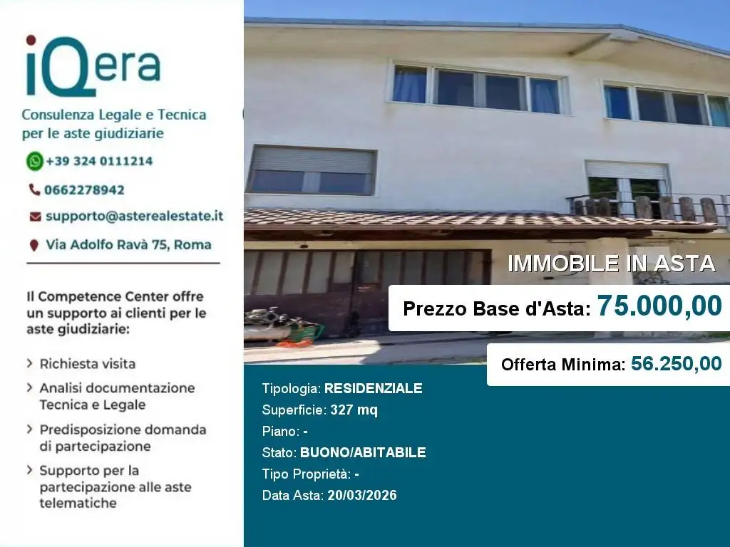 Appartamento in asta a Avolasca