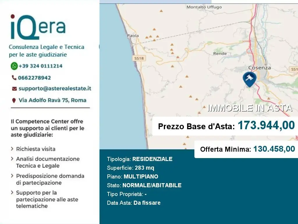 Appartamento in vendita a Mendicino