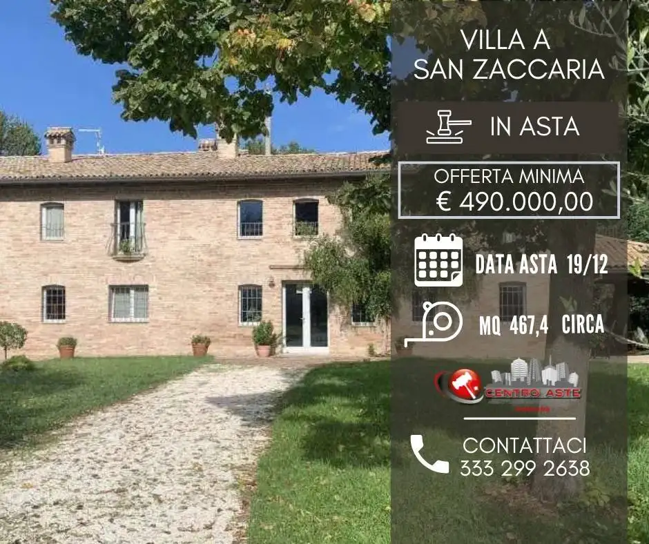 Villa in asta a Ravenna