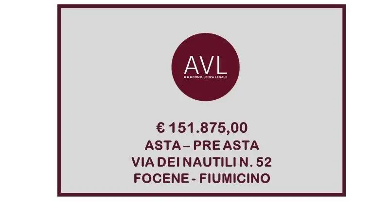 Appartamento in asta a Fiumicino