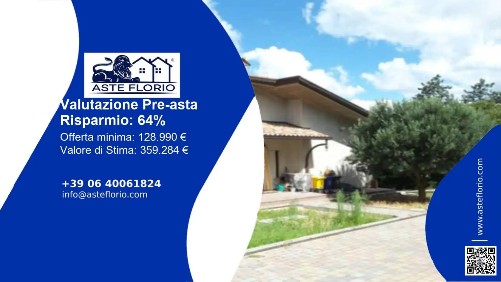 Villetta a schiera in asta a Predappio