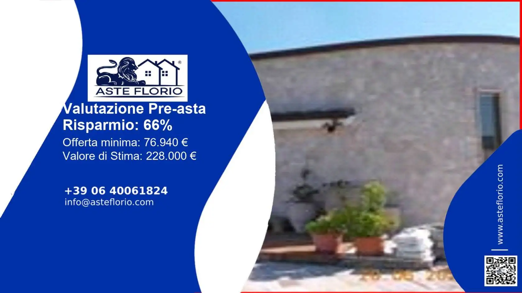 Villa in asta a San Giuliano di Puglia