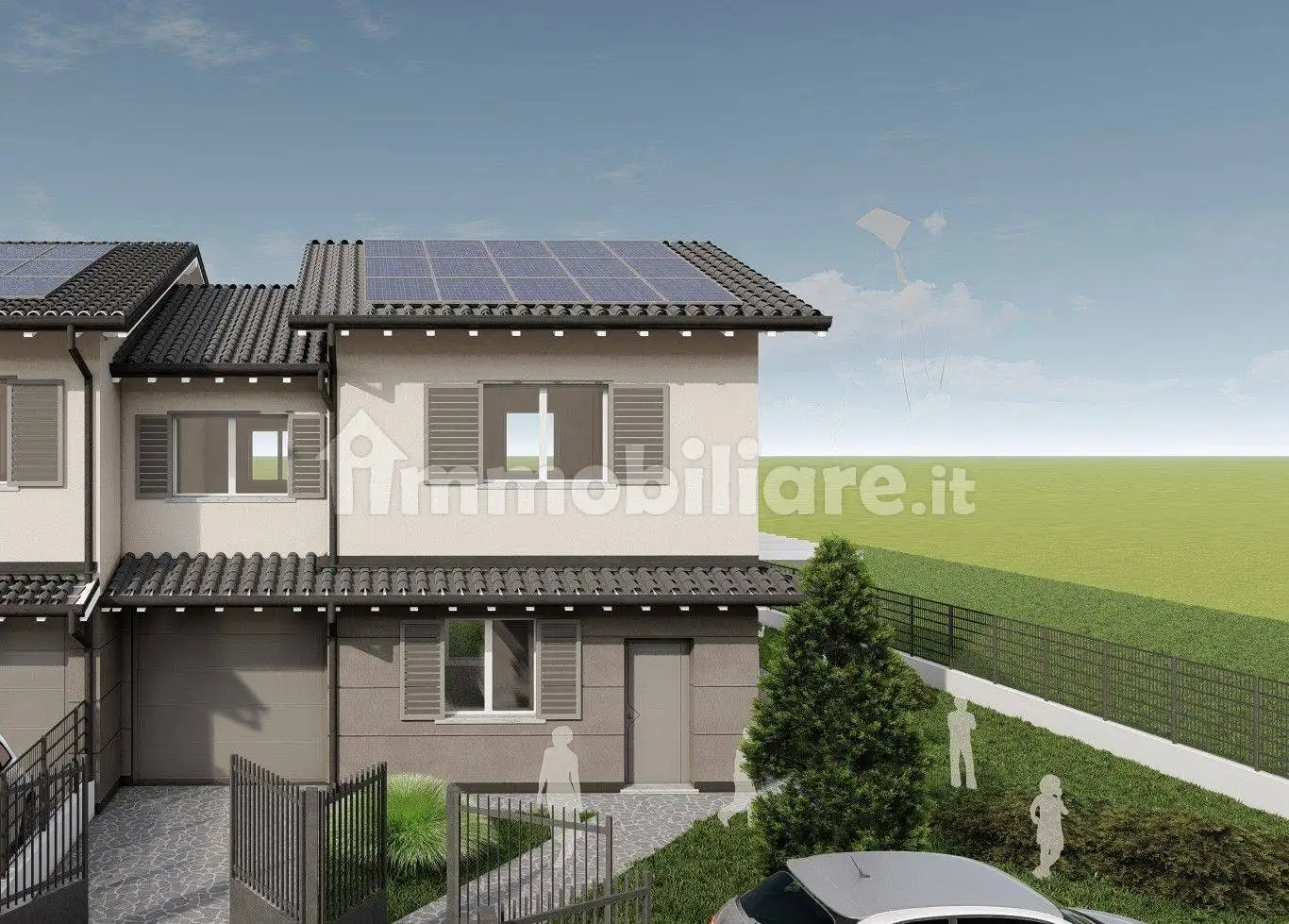 Villetta a schiera in vendita a Casirate d'Adda