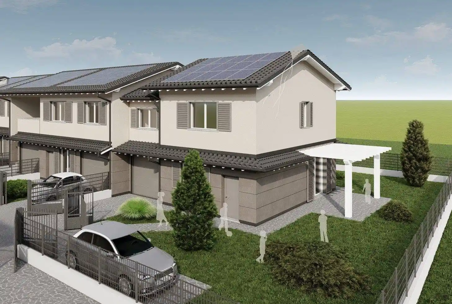 Villa a schiera via Dante, Centro, Casirate d'Adda - foto 2