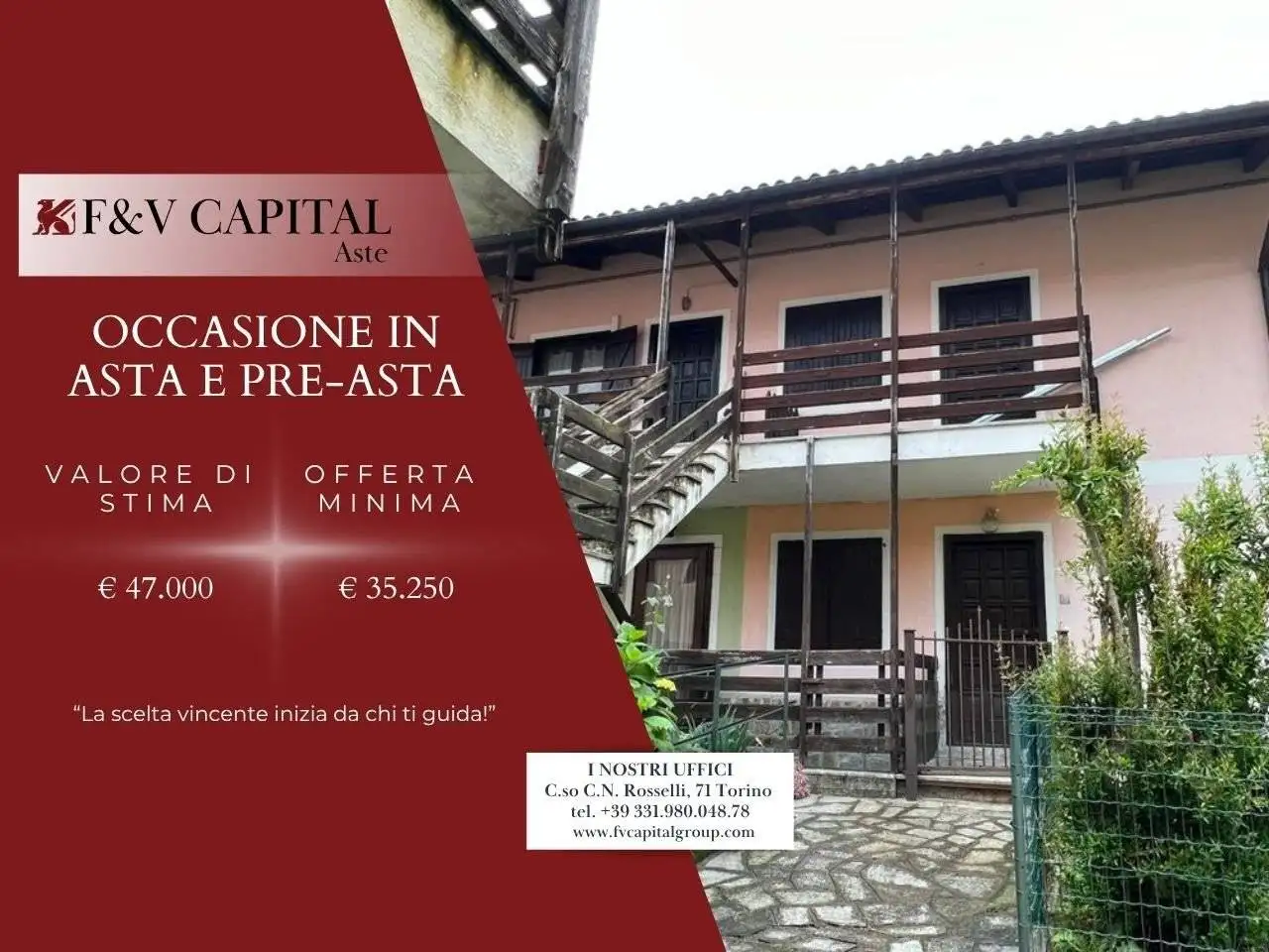 Appartamento in asta a Villar Dora