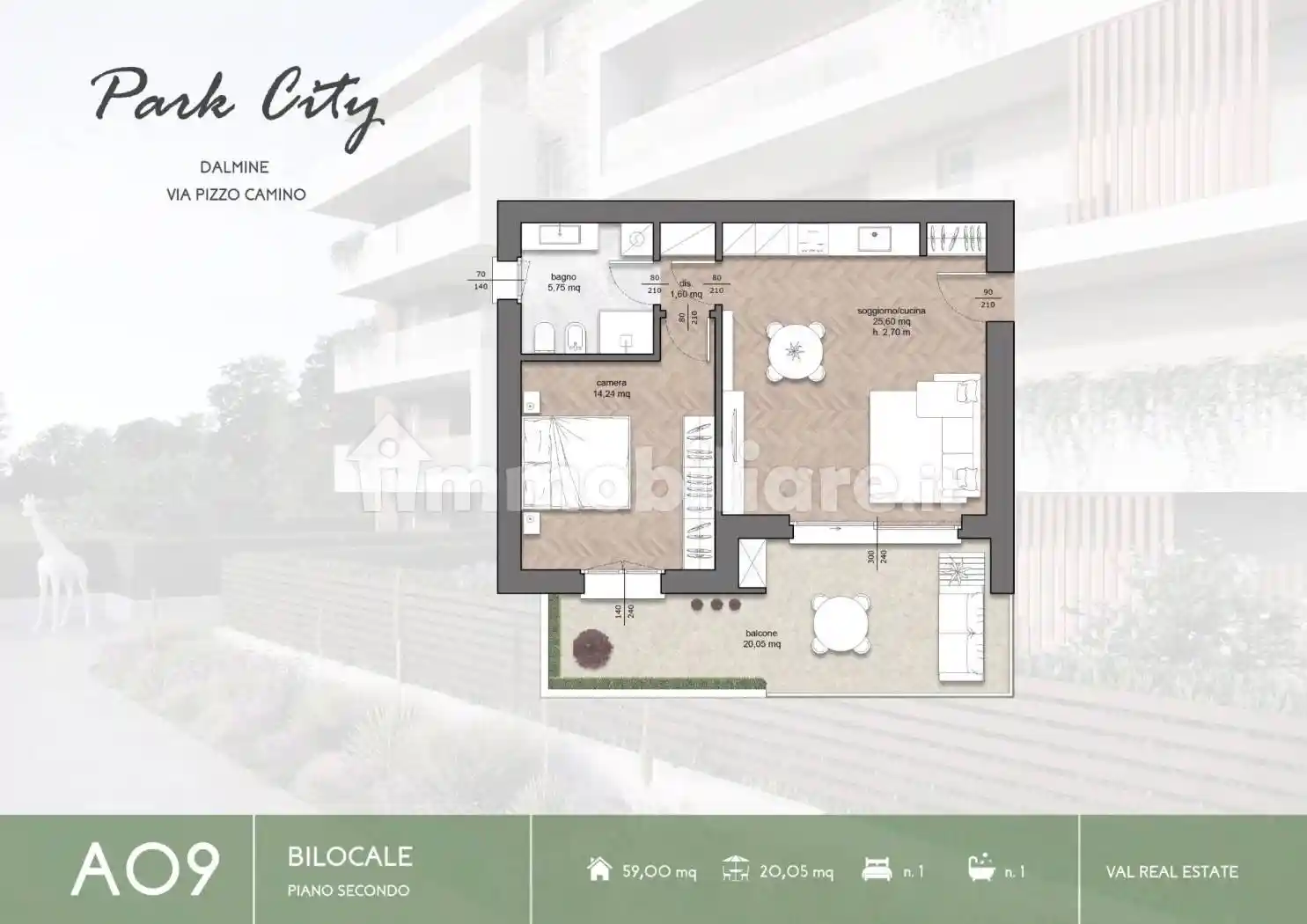 Bilocale via Pizzo Camino, Brembo, Mariano, Dalmine - foto 2