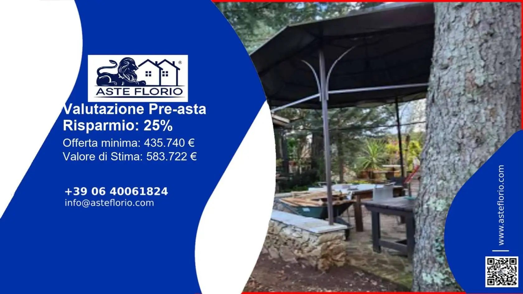 Villa in asta a Trieste