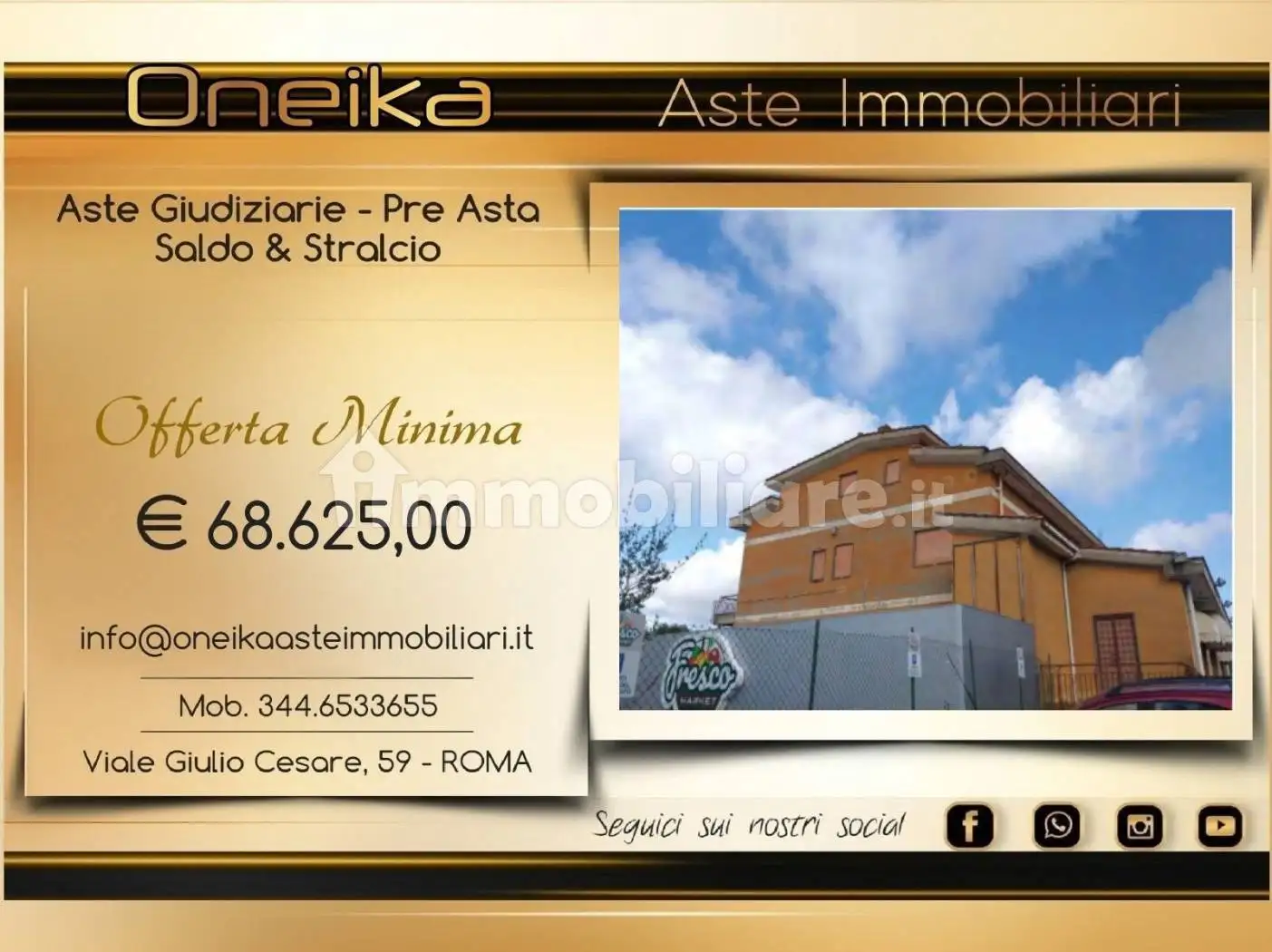 Appartamento in asta a Genzano di Roma