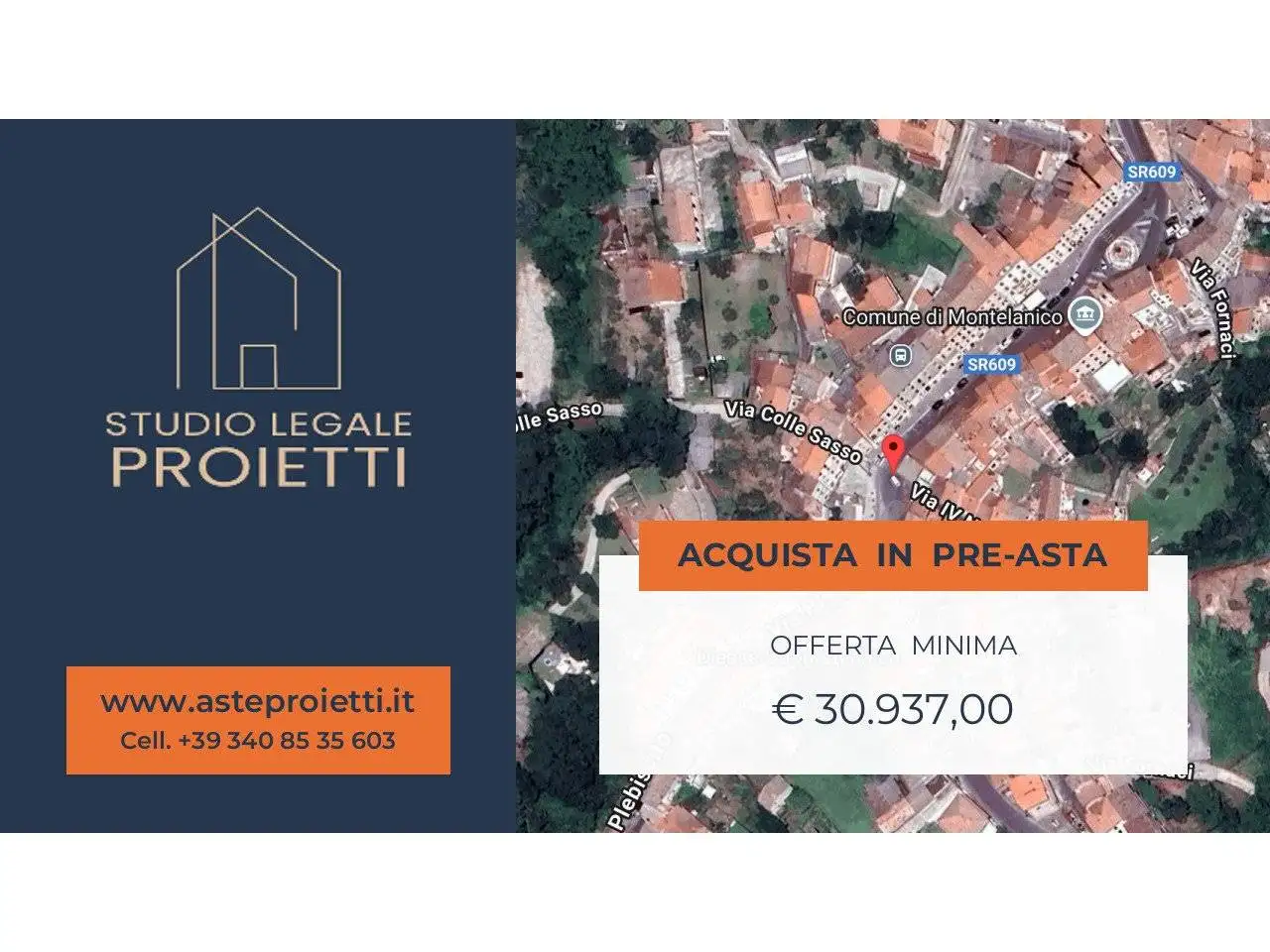 Appartamento in asta a Montelanico