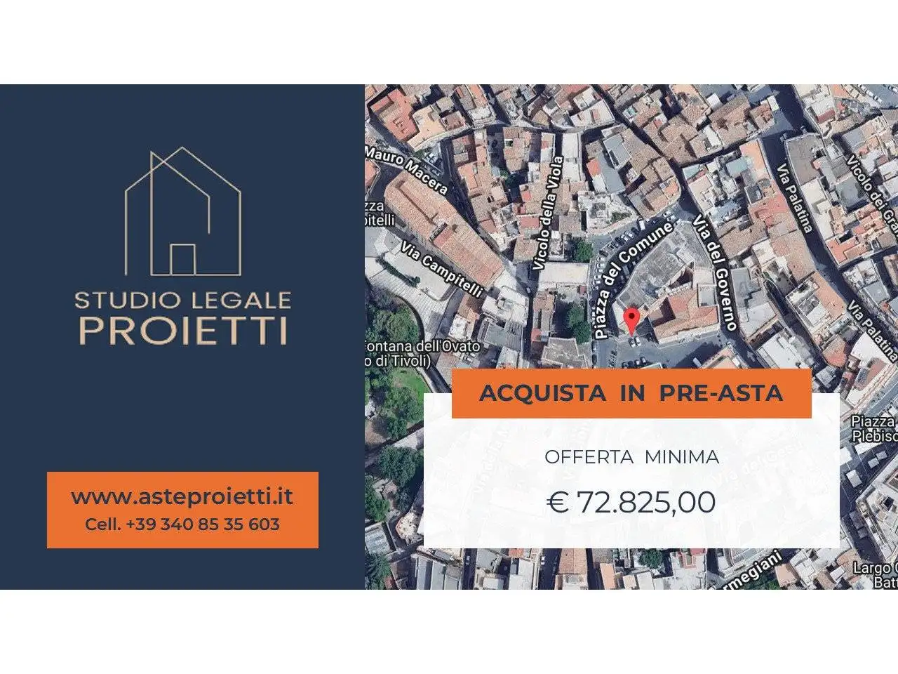 Appartamento in asta a Tivoli