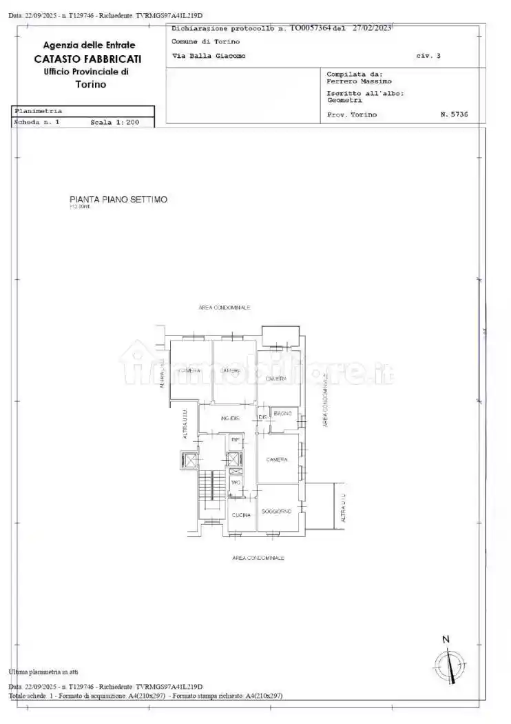 Appartamento via Giacomo Balla 3, Città Giardino, Torino - foto 2