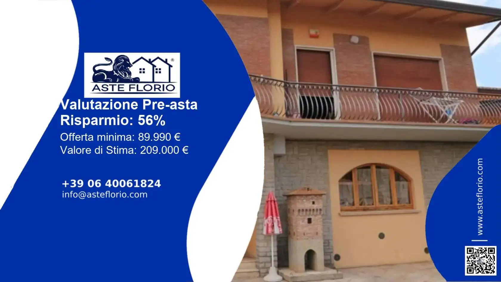 Villa in asta a Torgiano