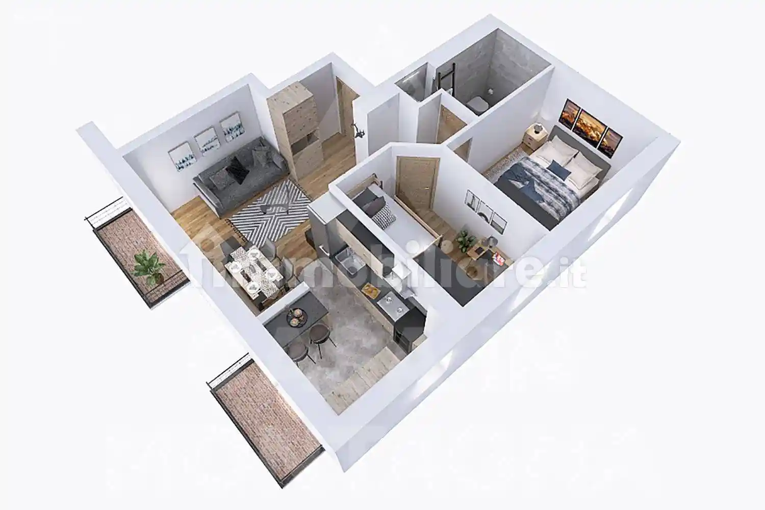 Trilocale via Fratelli Bronzetti, Centro, Cavalese - foto 3