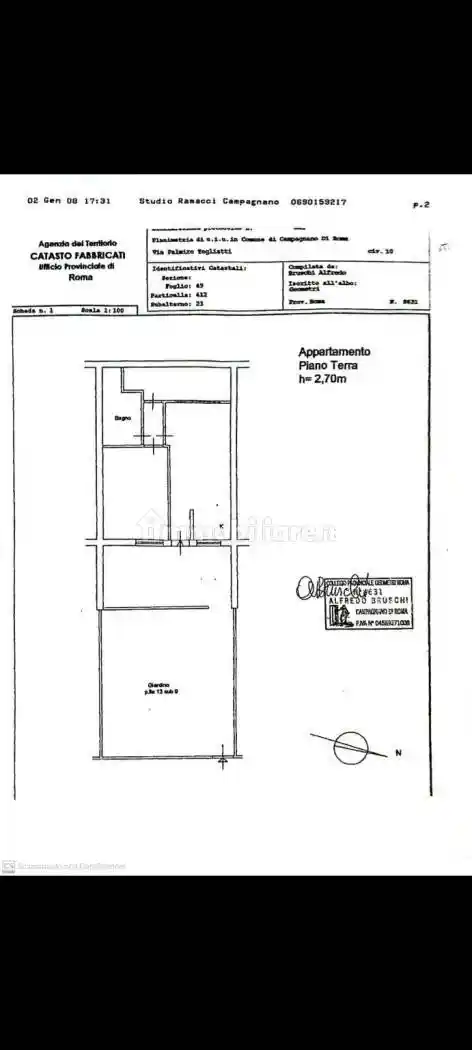 Appartamento in vendita a Campagnano di Roma