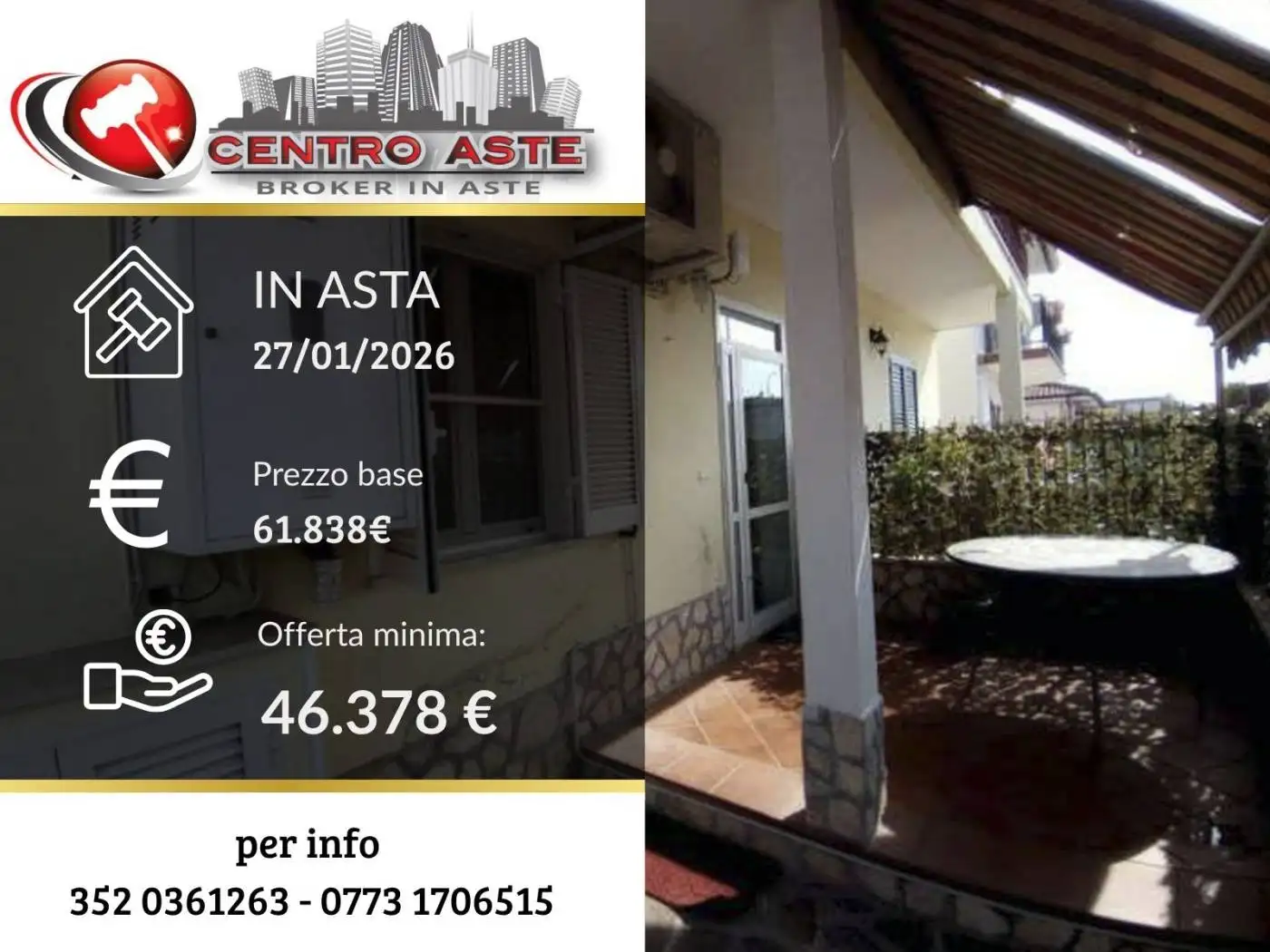 Appartamento in asta a Latina