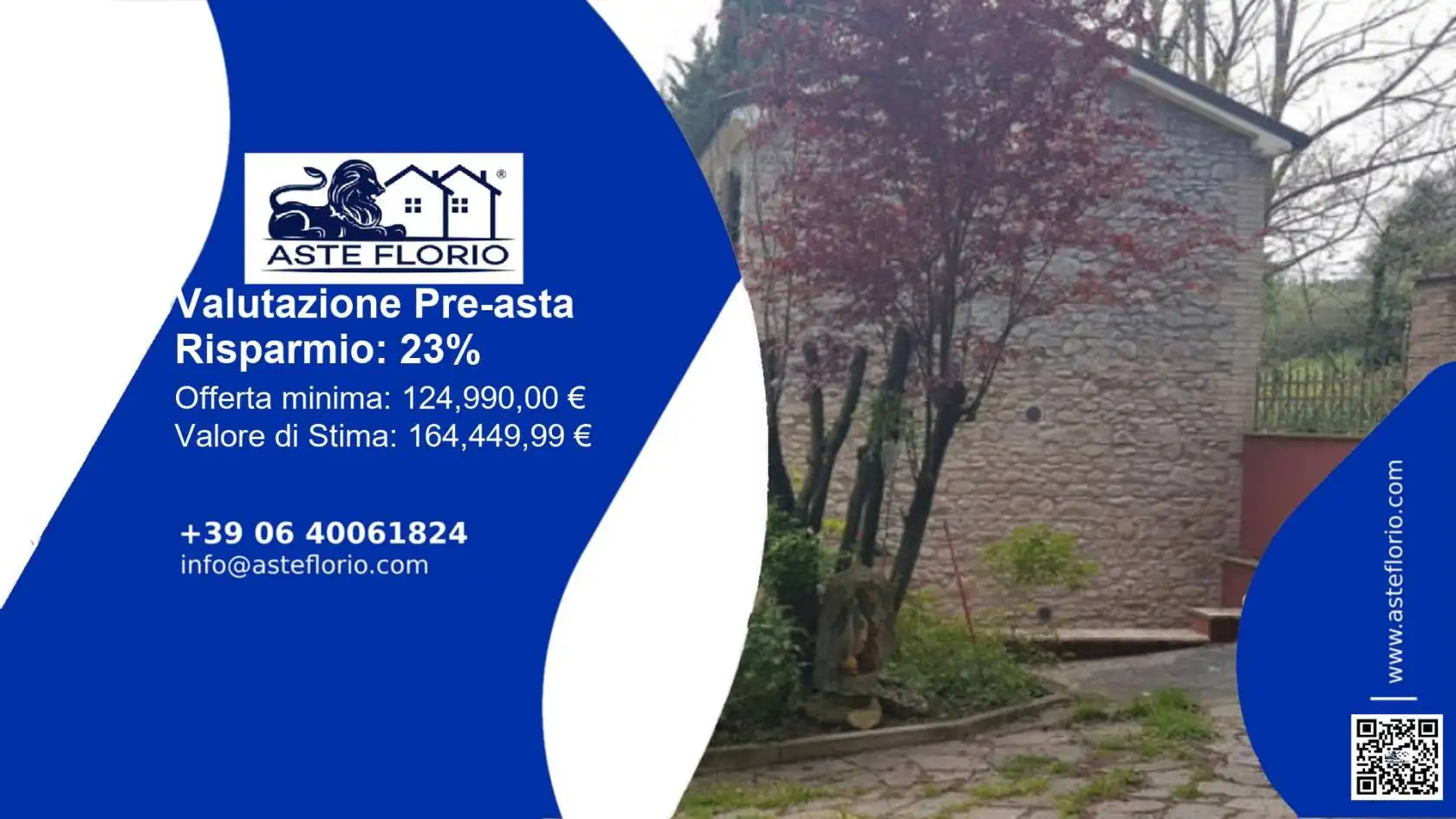 Villa in asta a Mombaroccio