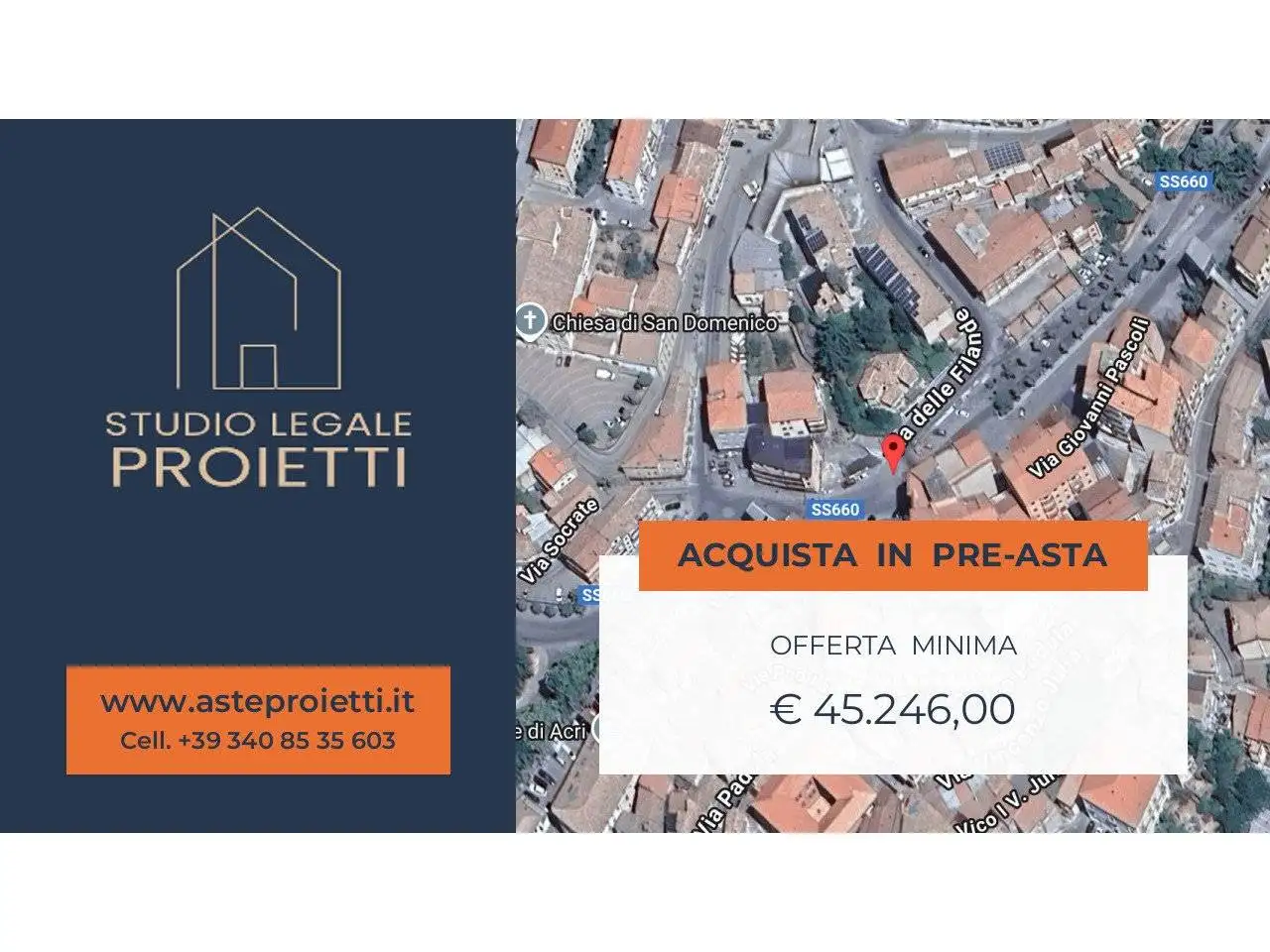 Appartamento in asta a Acri