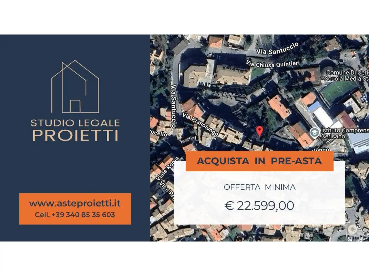 Appartamento in asta a Cerisano