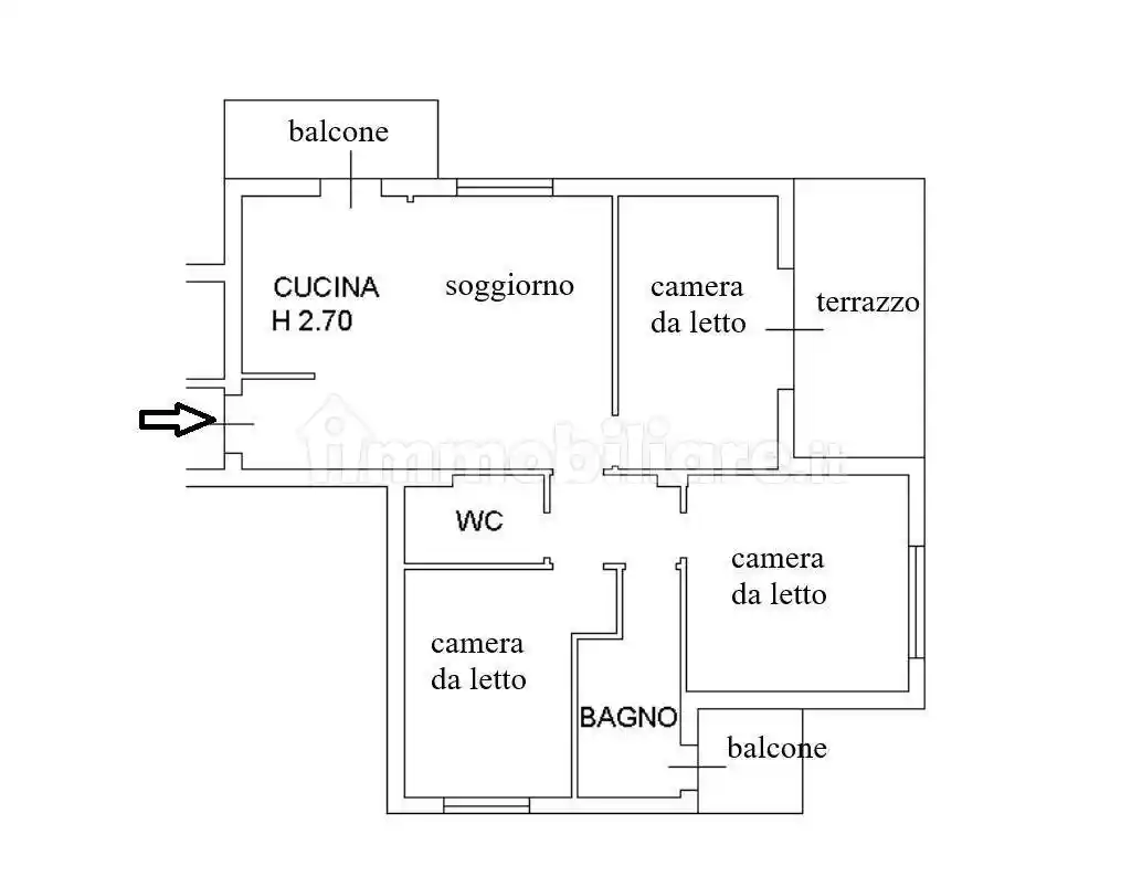 Quadrilocale via Carlo Alberto Dalla Chiesa 26, Santa Lucia - Golosine, Verona - foto 2