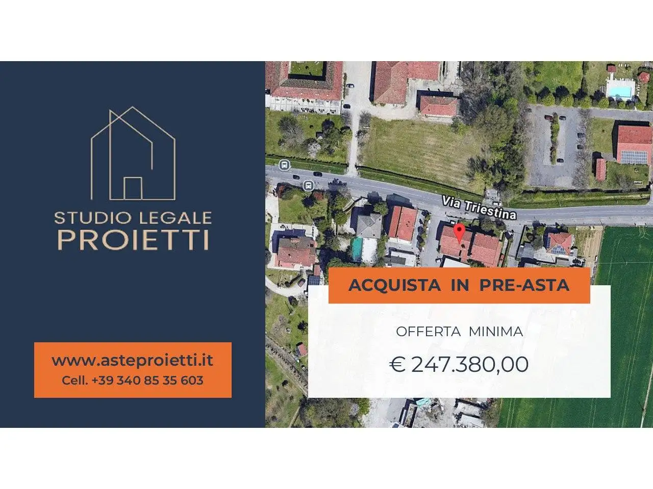 Villa in asta a Venezia