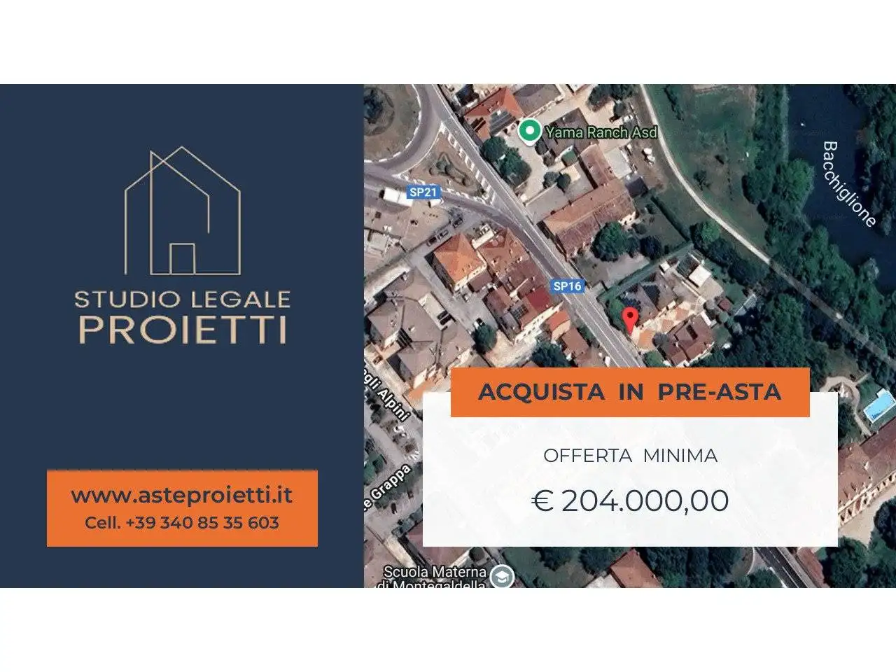 Appartamento in asta a Montegaldella