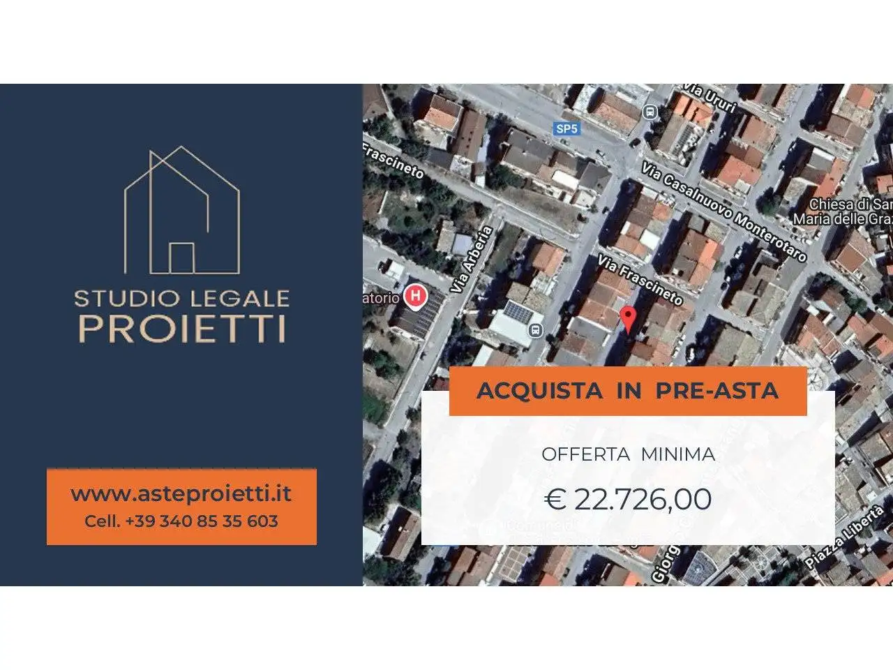 Appartamento in asta a Casalvecchio di Puglia