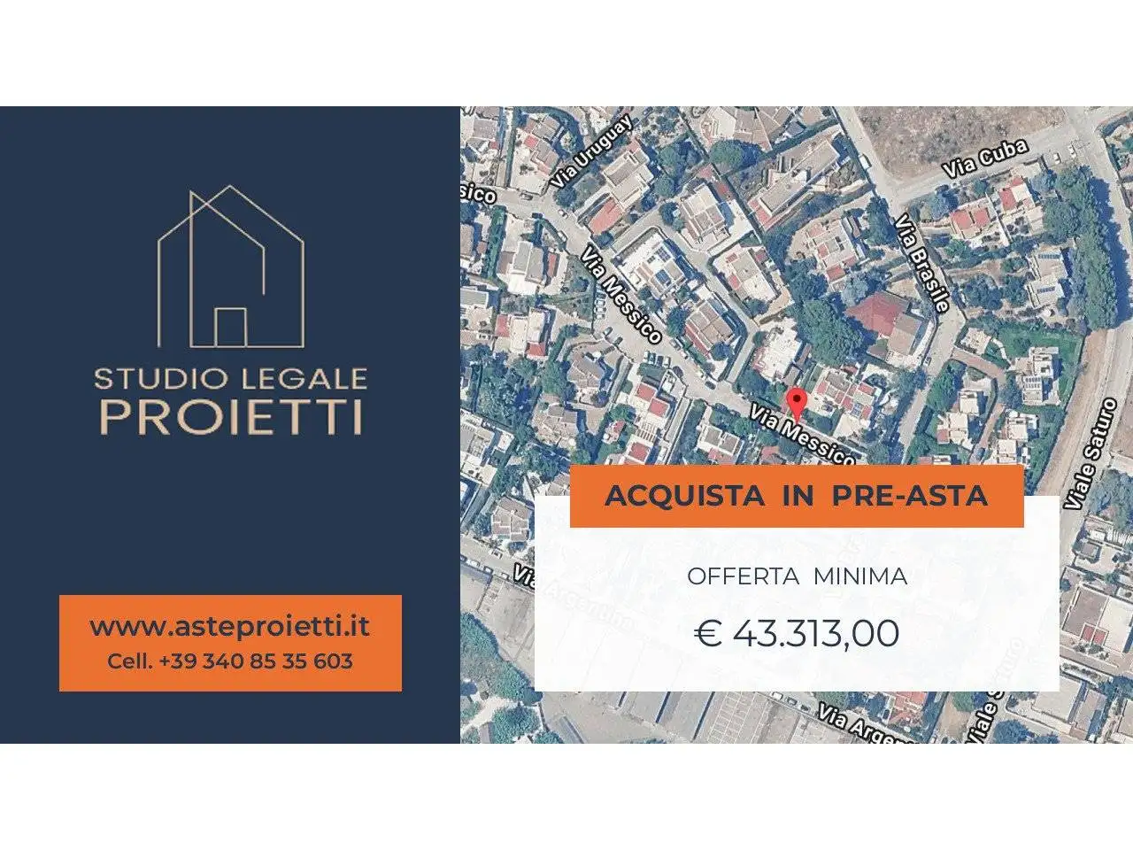 Villa in asta a Leporano