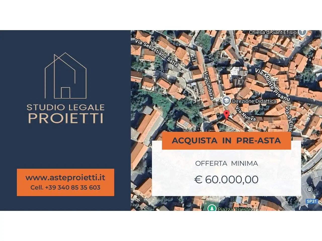 Appartamento in asta a Bono