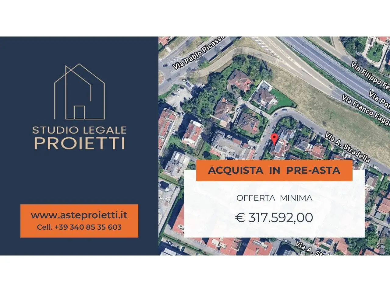 Villa in asta a Latina