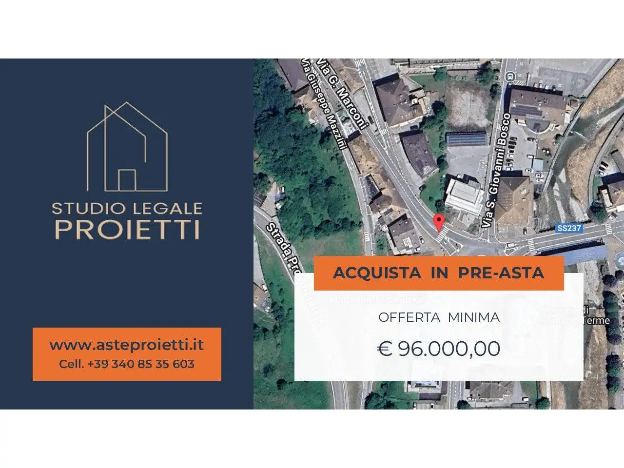 Appartamento in asta a Comano Terme