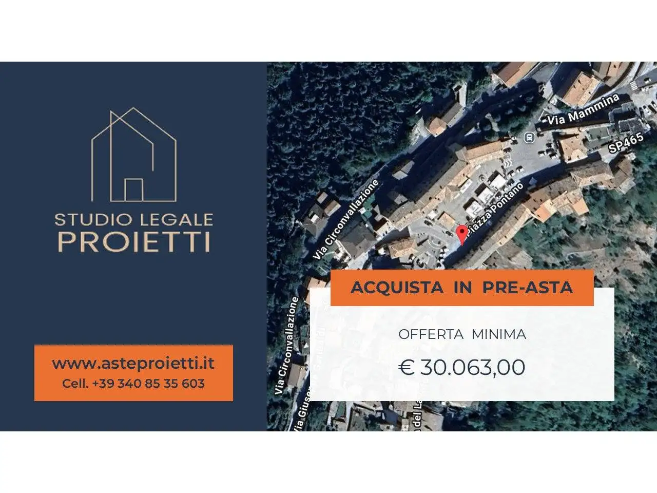 Appartamento in asta a Cerreto di Spoleto