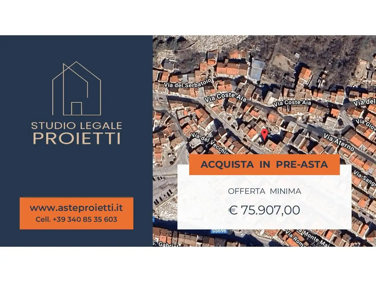 Appartamento in asta a Celano