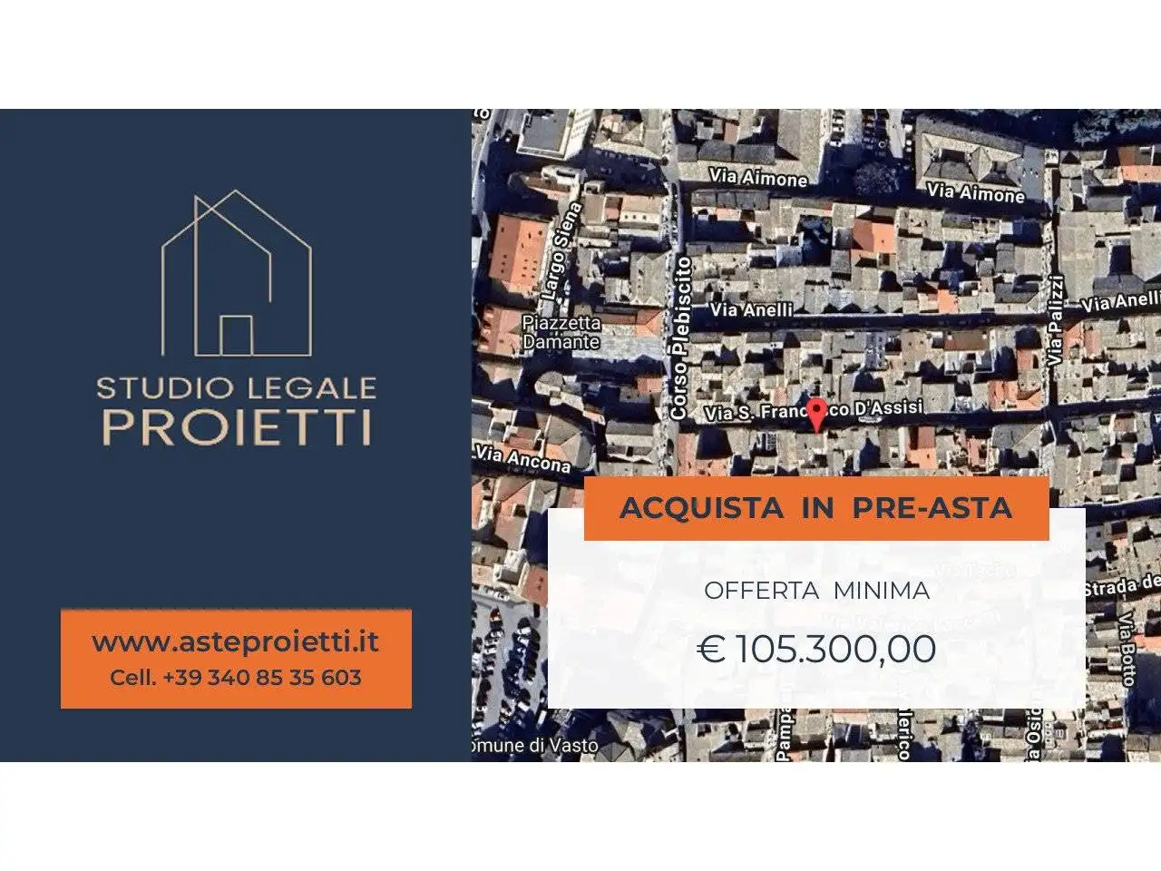 Appartamento in asta a Vasto