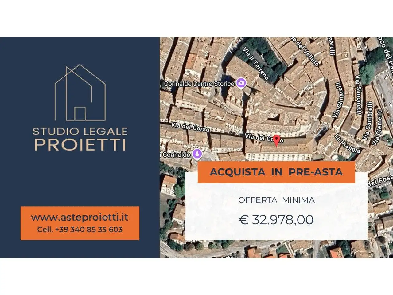 Appartamento in asta a Corinaldo