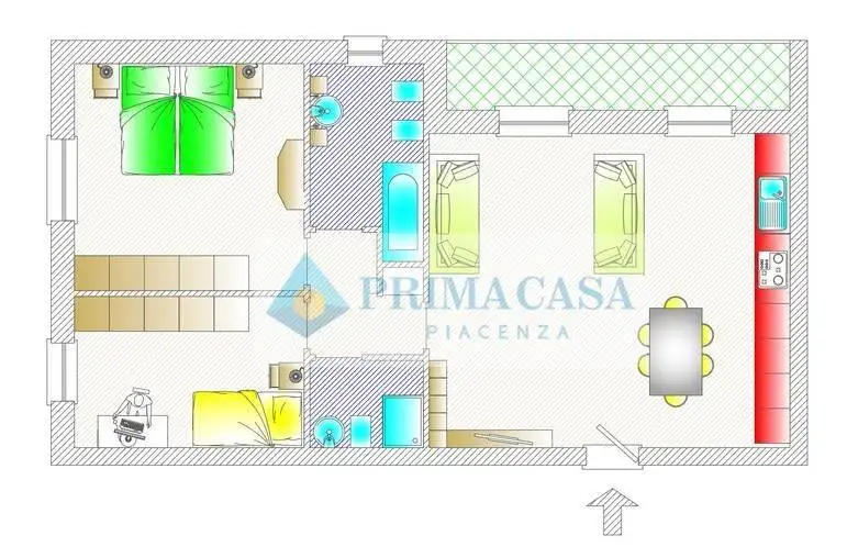 Appartamento in vendita a Cadeo