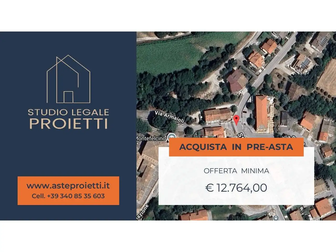 Appartamento in asta a Montefelcino