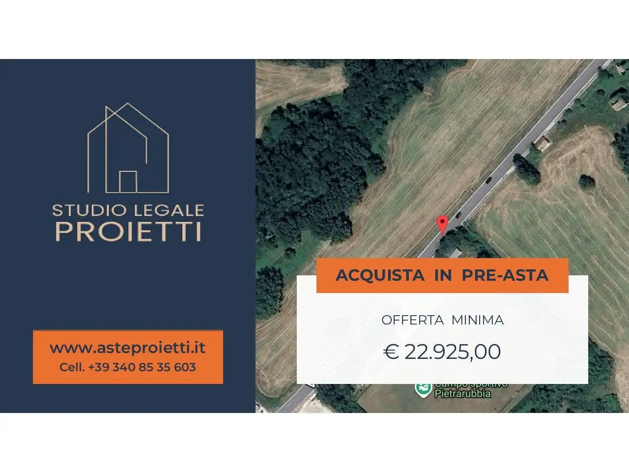 Appartamento in asta a Pietrarubbia