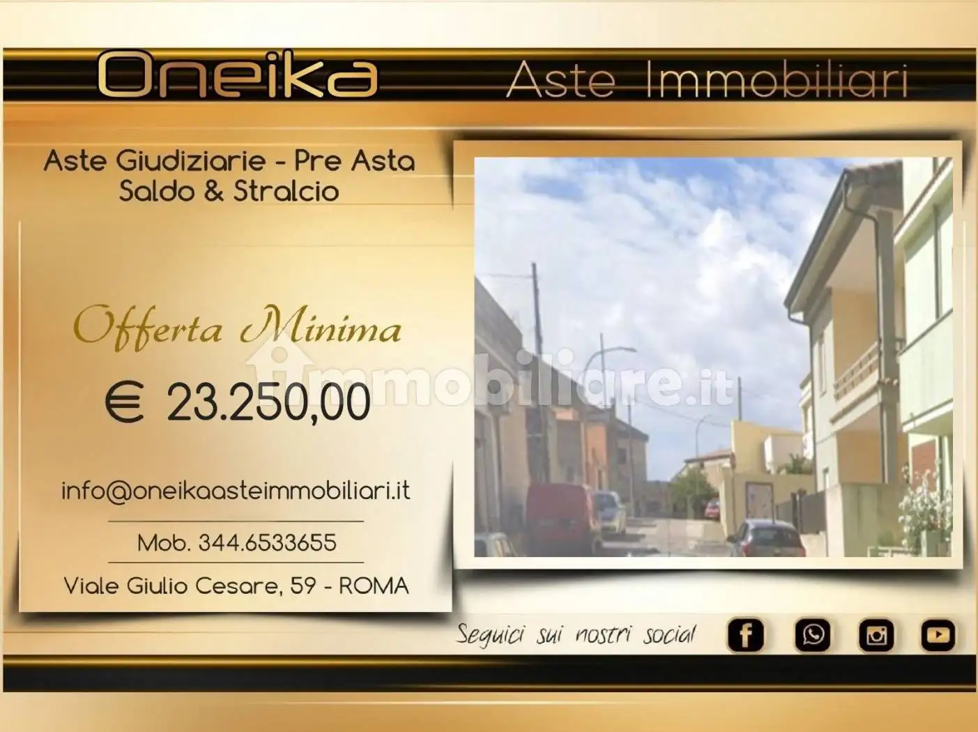 Appartamento in asta a Arbus