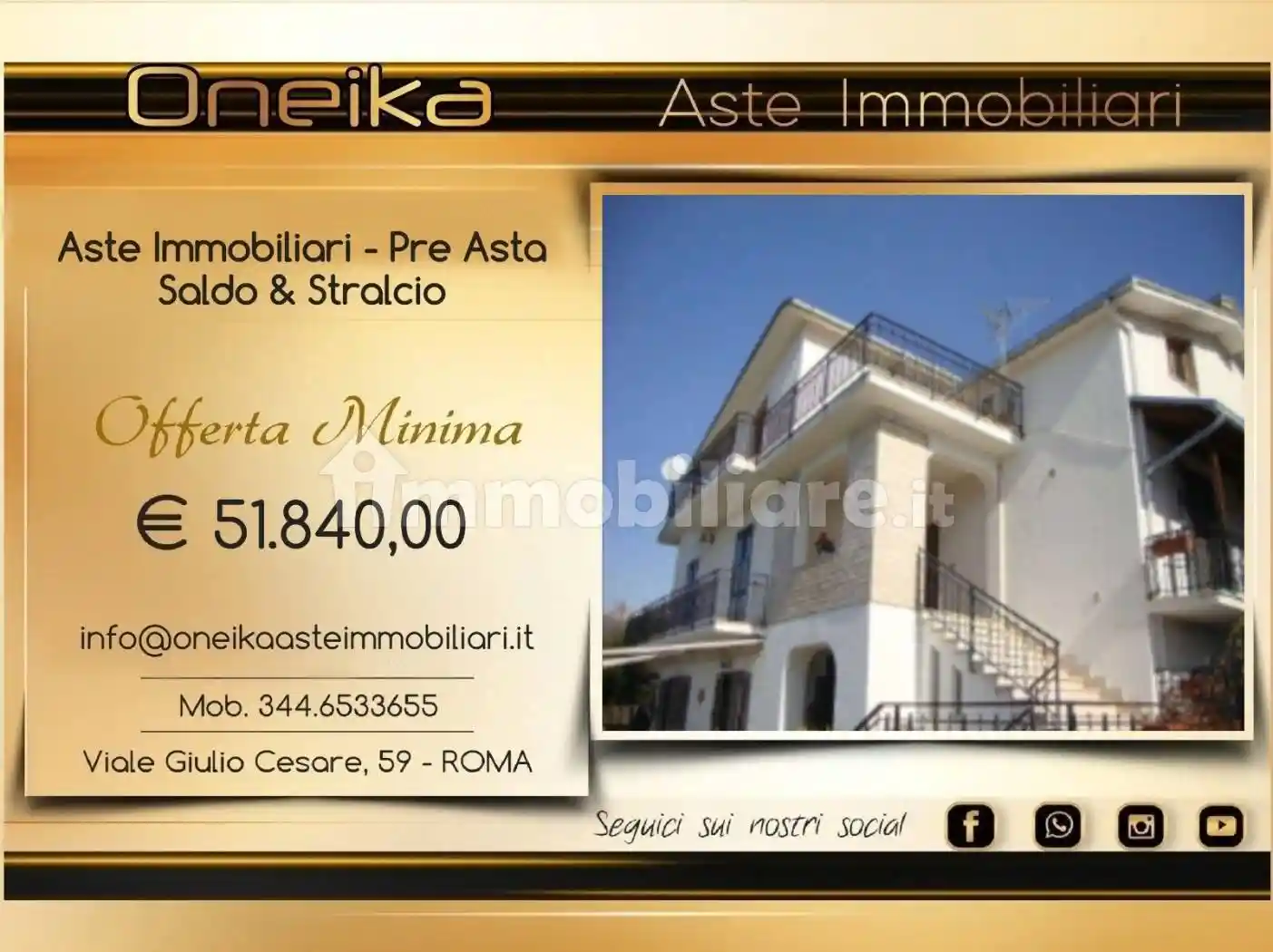 Casa indipendente in asta a Posta Fibreno