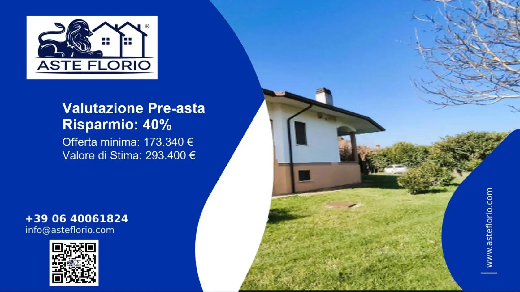 Villa in asta a Santa Maria la Longa