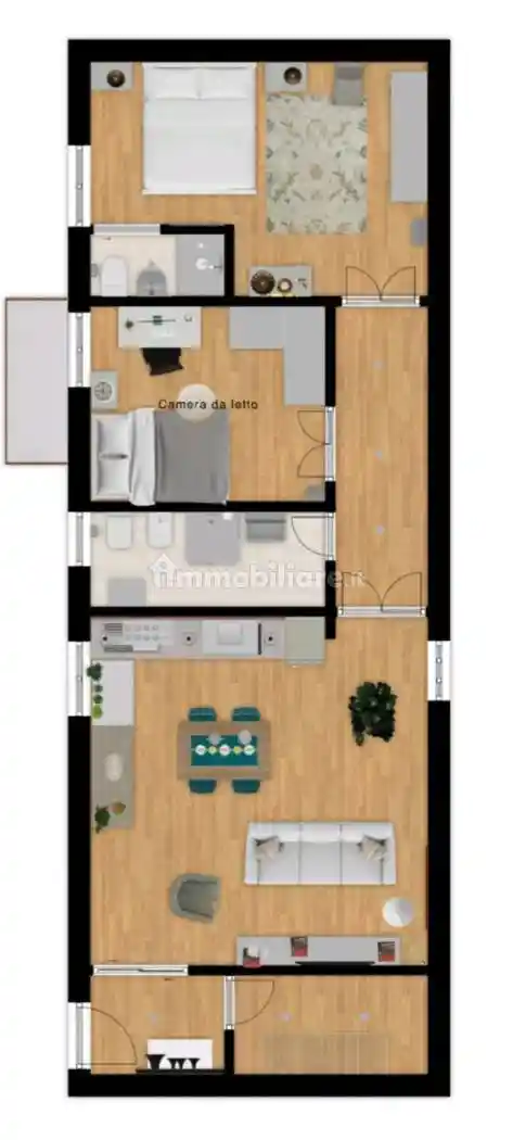 Trilocale ottimo stato, terzo piano, Solari, Milano - foto 3