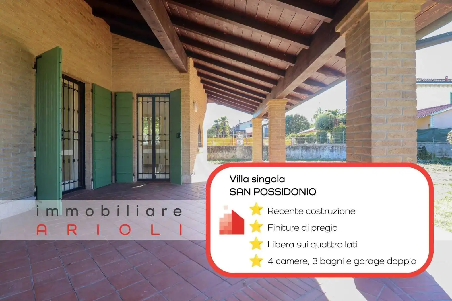 Villa in vendita a San Possidonio