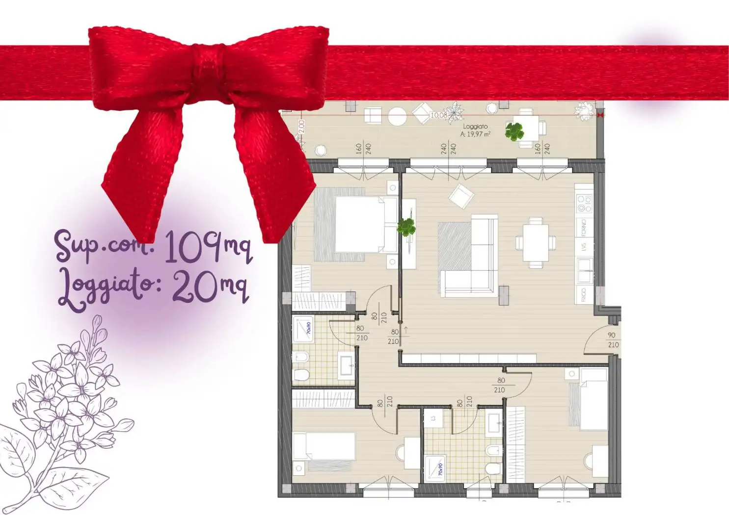 Appartamento in vendita a Lacchiarella