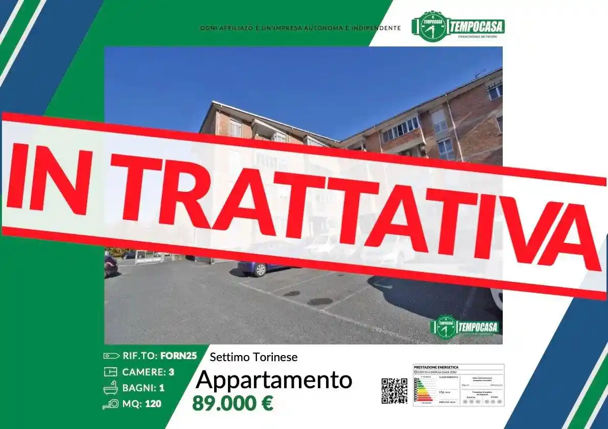 Appartamento in vendita a Settimo Torinese